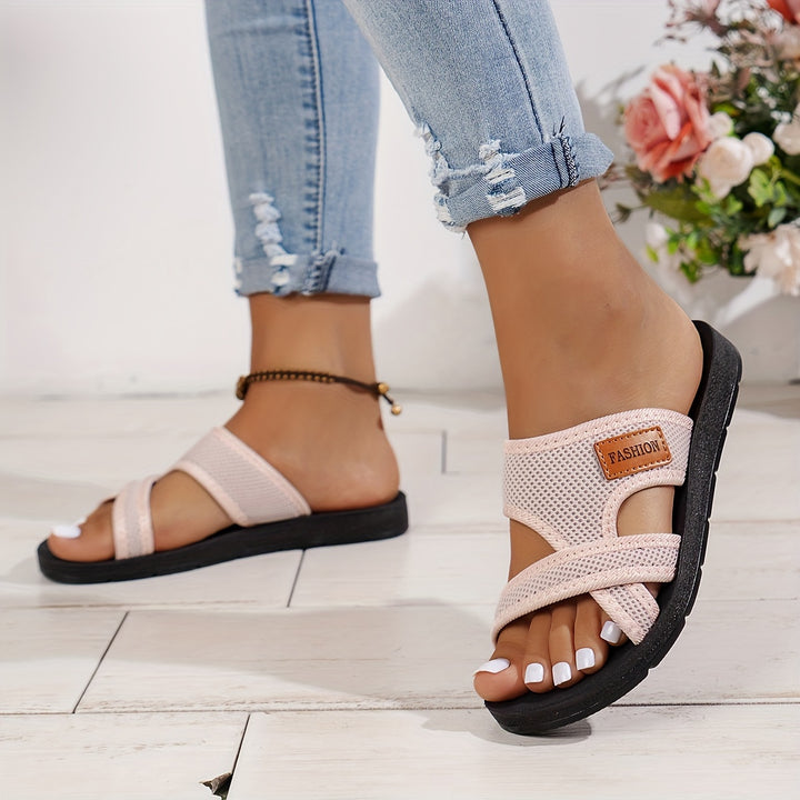 Women's Breathable Mesh Flat Soled Sandals