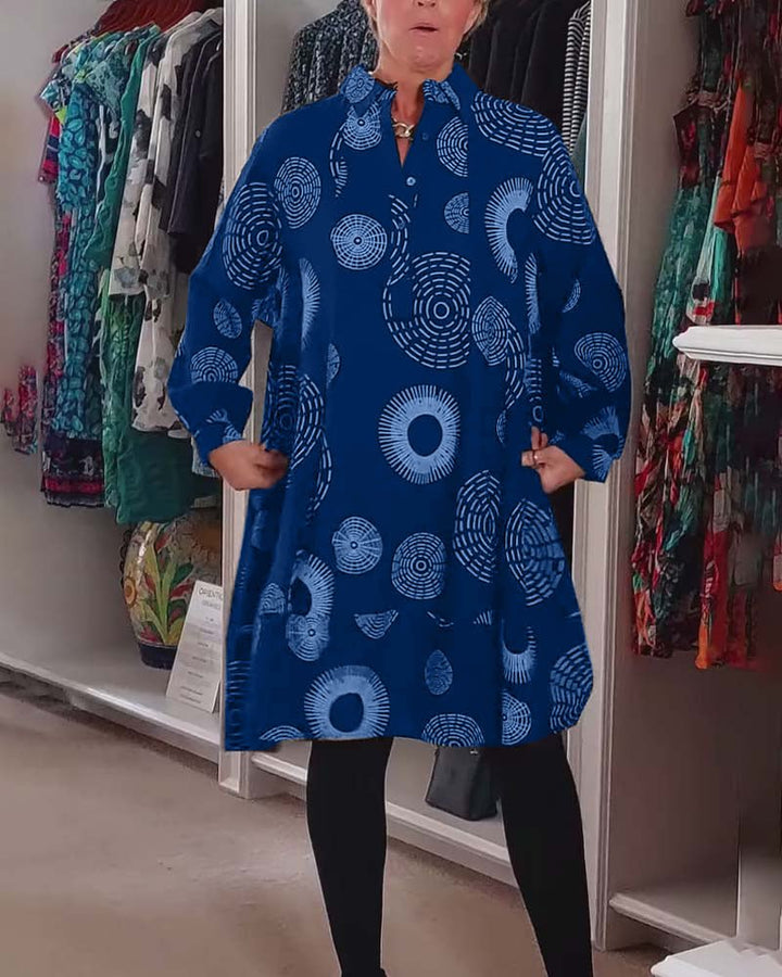 Sheryl | Geometric Wrap Dress