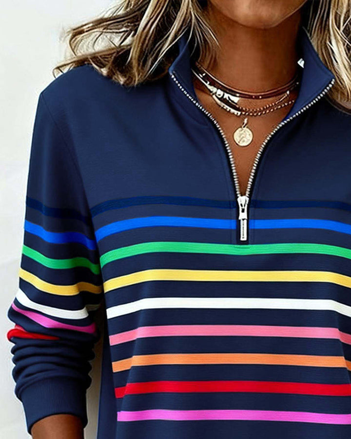 MARIE | Colorful Relaxed Sweater for Everyday Style
