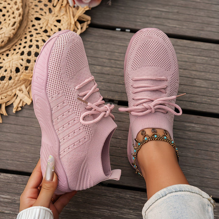 Women's Breathable Low-Top Lace-up Sneakers