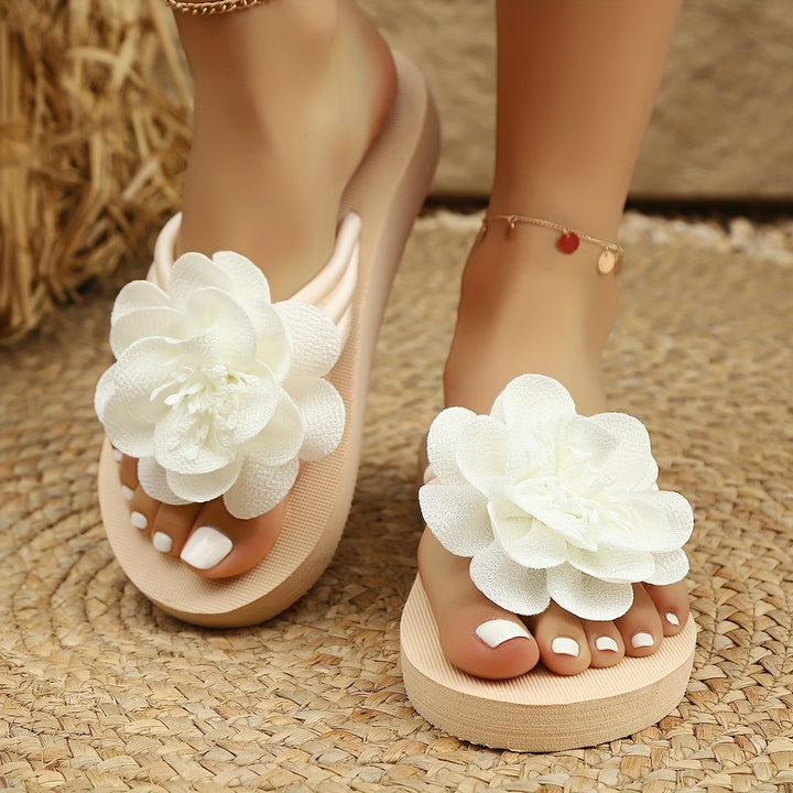 Women's Floral Flip-Flops Casual Summer Slide
