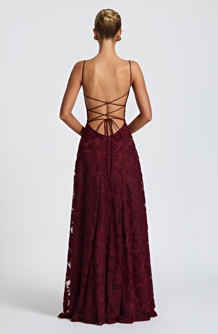 Eloisa Lace Corset Maxi Dress