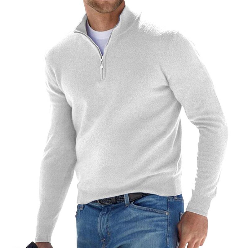 Men’s Zip-Up Sweater – Timeless Style & Functional Comfort