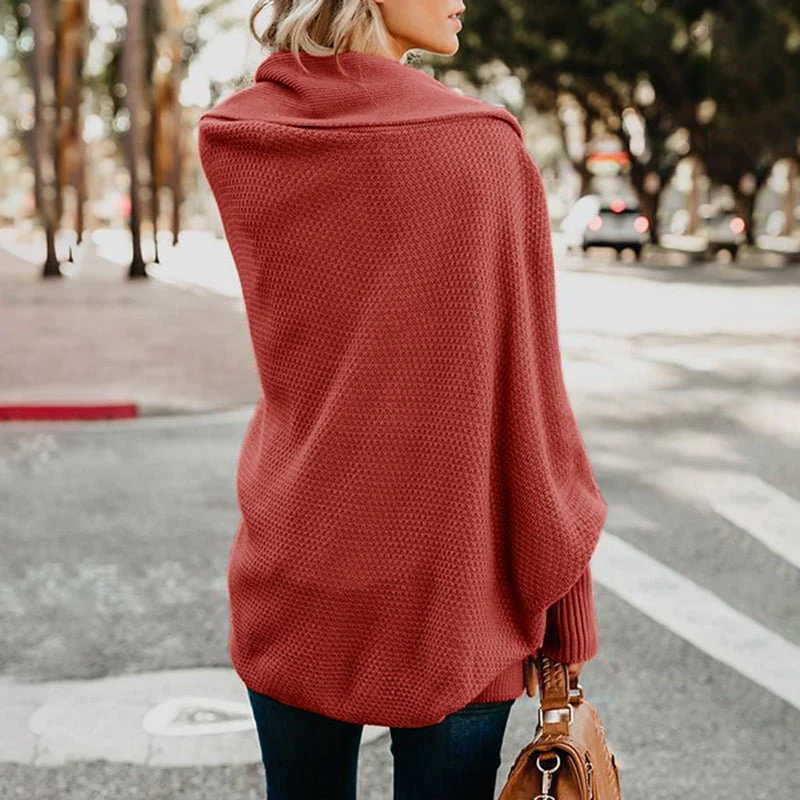 Women's open front knit cardigan