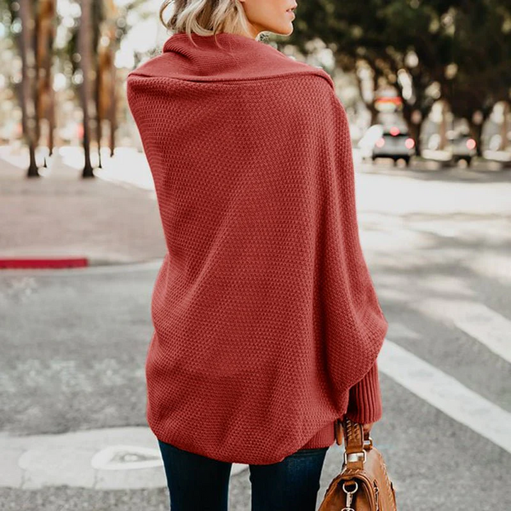 Women's open front knit cardigan