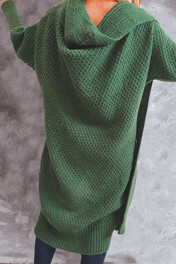 Zarae - long sweater open front cardigan