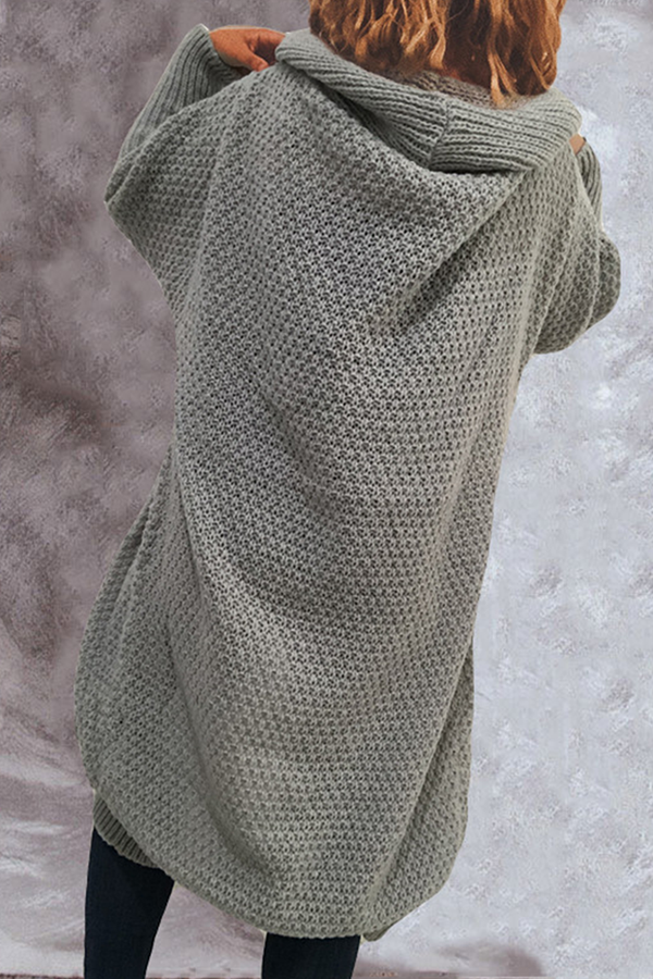 Zarae - long sweater open front cardigan