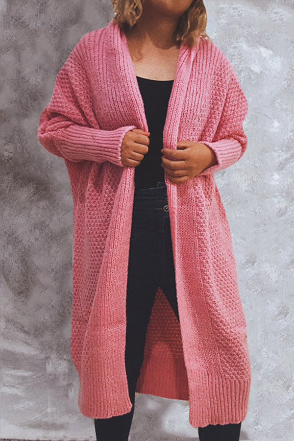 Zarae - long sweater open front cardigan