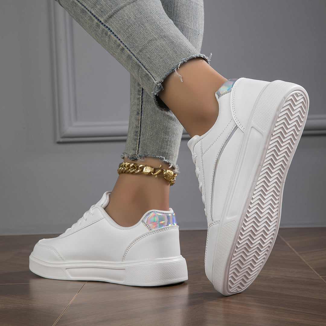 Women's Casual White Sneakers
