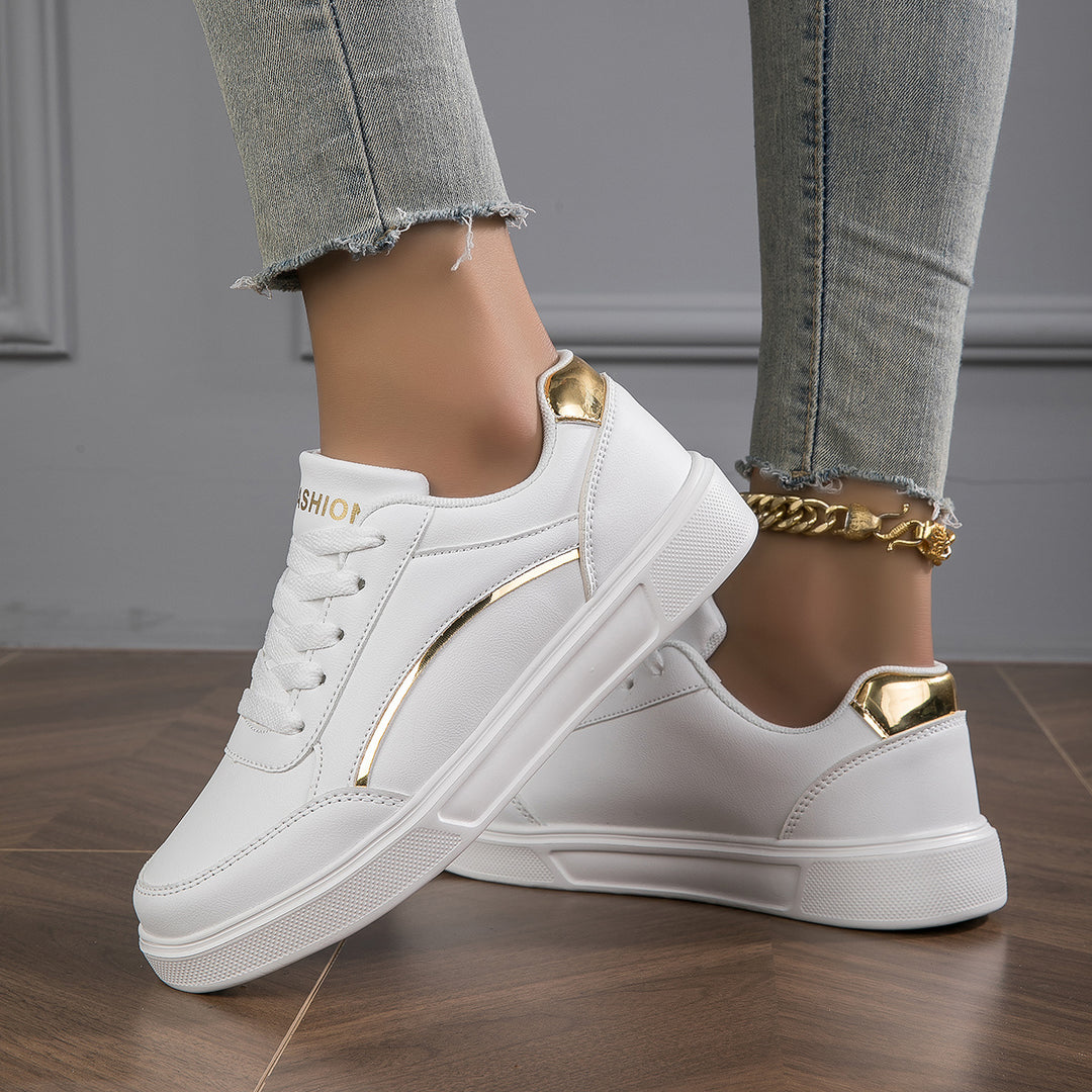 Women's Casual White Sneakers