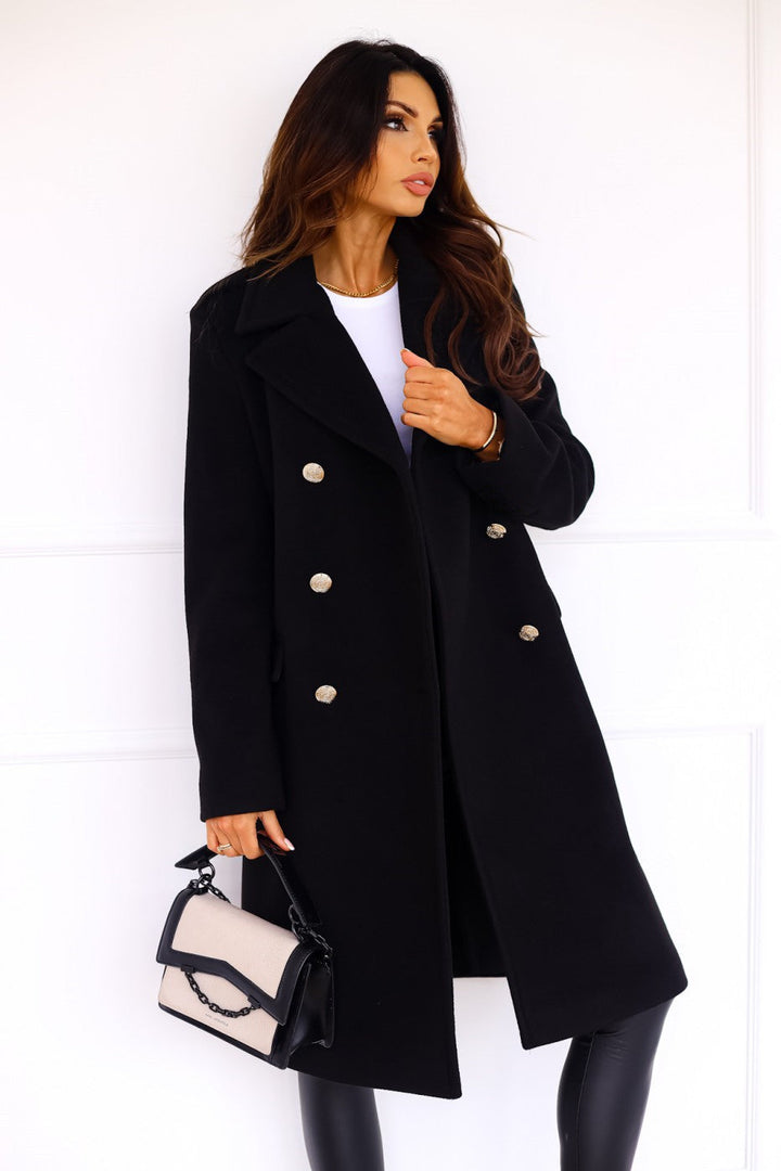 Noor | Double-breasted Women's Coat in Classic Style