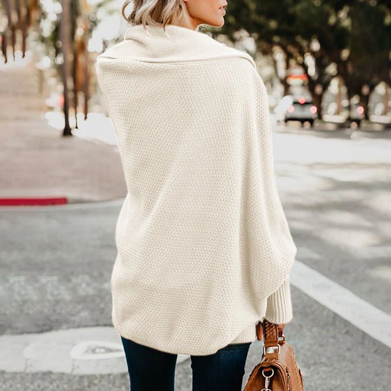 Women's open front knit cardigan
