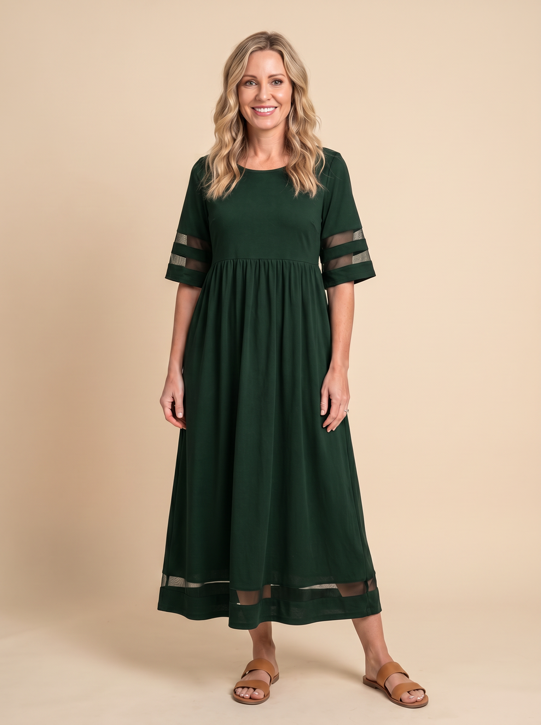 Diane™ – Flattering Tummy-Smoothing Midi Dress