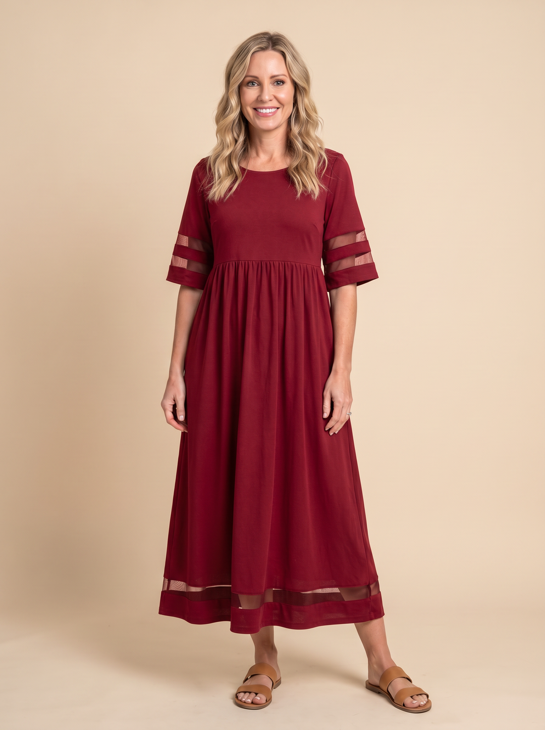 Diane™ – Flattering Tummy-Smoothing Midi Dress