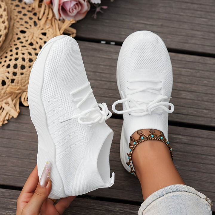 Women's Breathable Low-Top Lace-up Sneakers