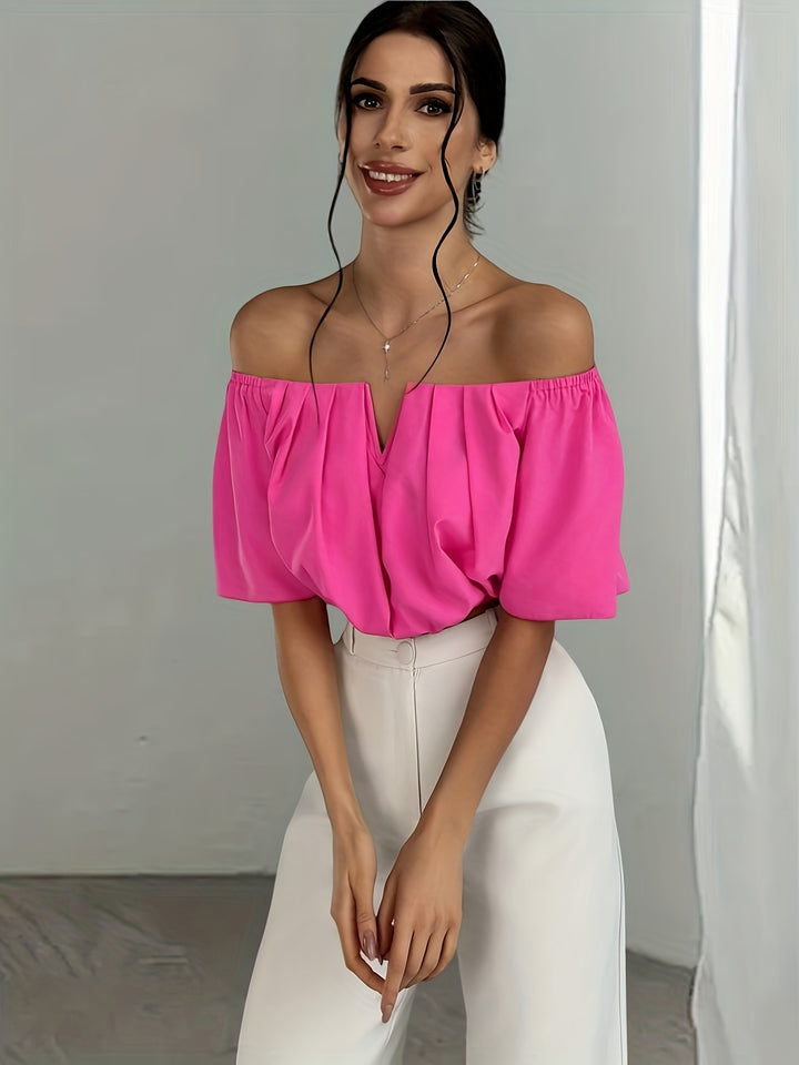 Women's Off-The-Shoulder Summer Blouse