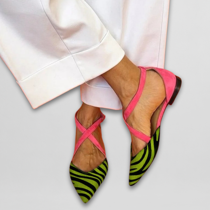 Women's Ballet Flats with Straps