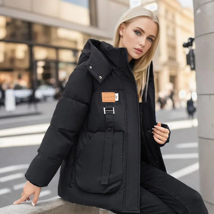 Luz Maria | Fashionable hooded winter jacket for women, warm coat