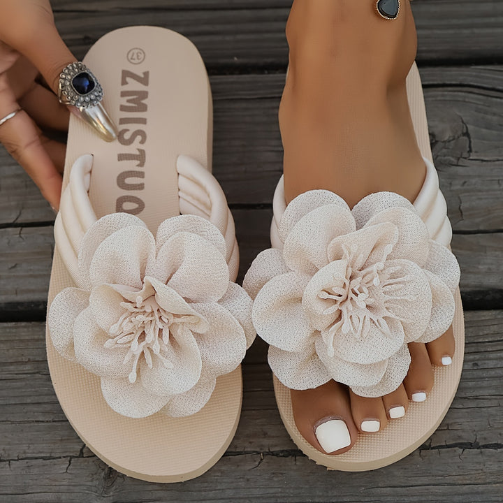 Women's Floral Flip-Flops Casual Summer Slide