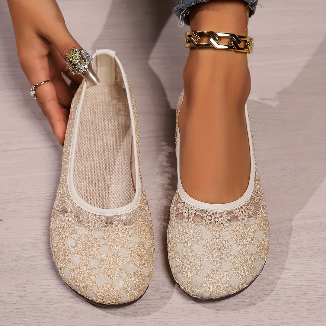 Women's Outdoor Breathable Round Toe Flat Shoes