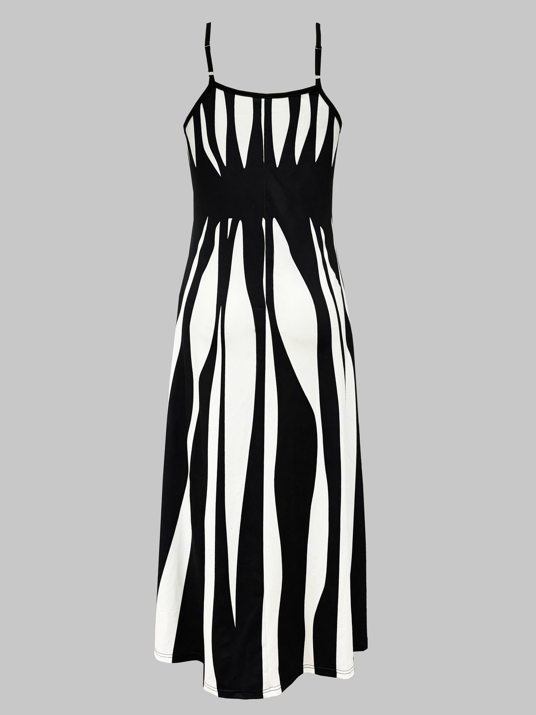 Women's V-Neck Printed Casual Dress