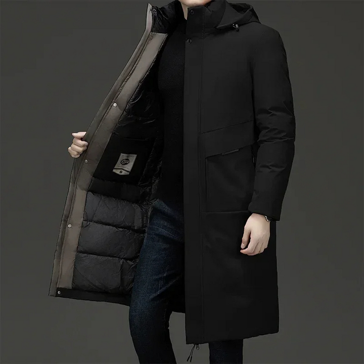 Evan | Men’s Insulated Zip Front Winter Coat