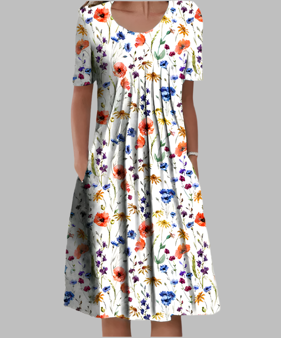 Stella | Comfortable Summer Floral Dress
