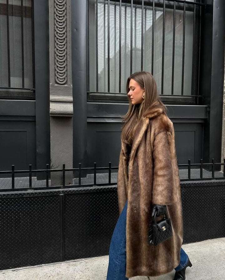 Marta | Long fur coat