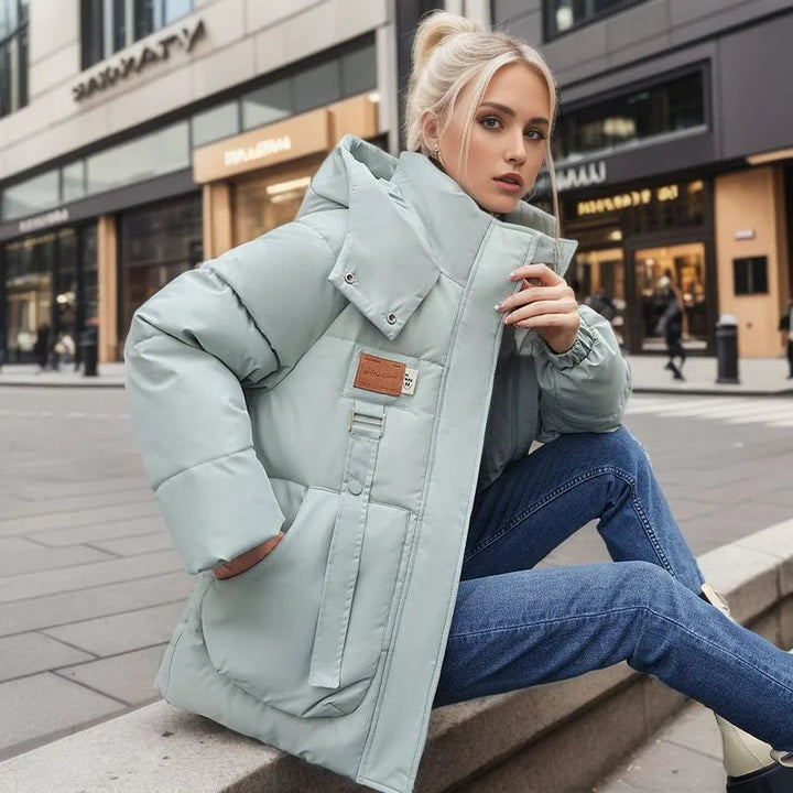Luz Maria | Fashionable hooded winter jacket for women, warm coat