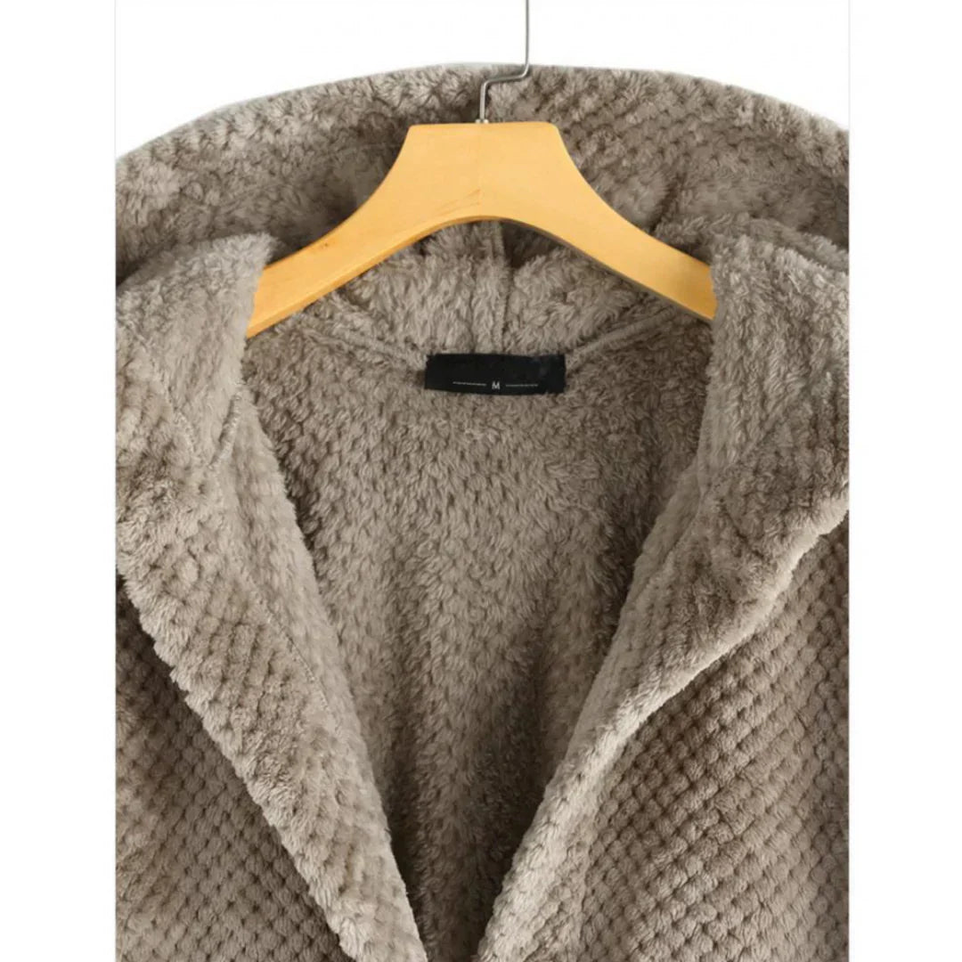 Imelda | Ribbed hooded coat