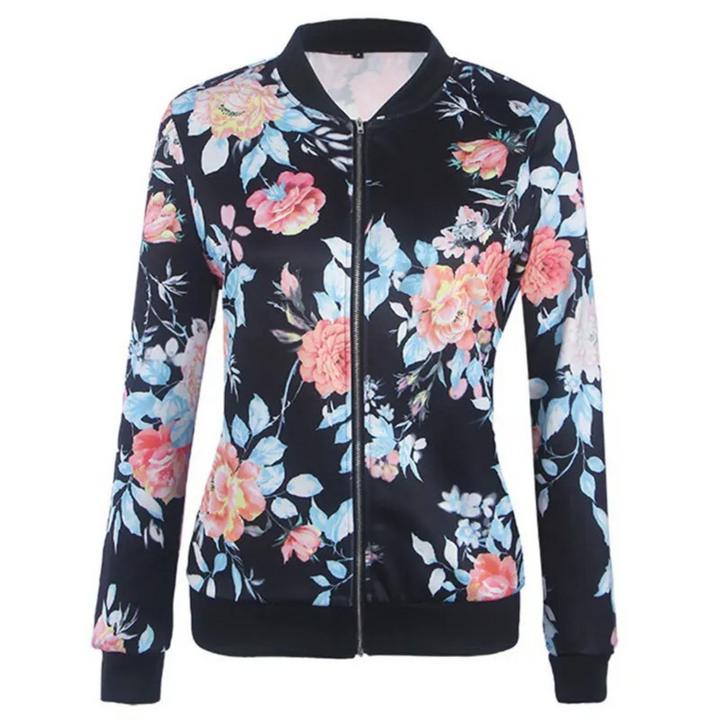Bella - floral print bomber jacket for a fresh look