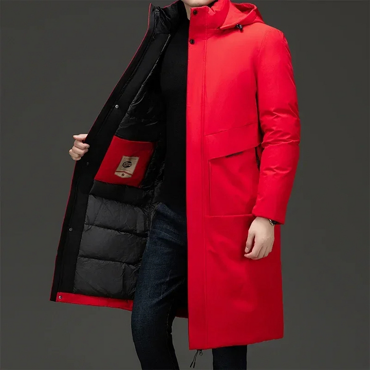 Evan | Men’s Insulated Zip Front Winter Coat