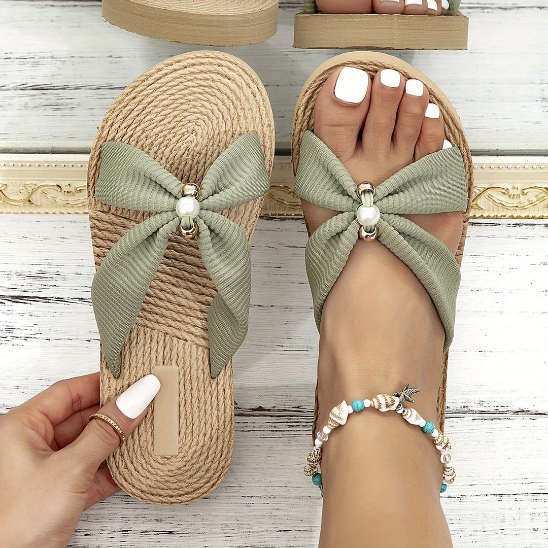 Women's Summer Flat Beach Handmade Slippers