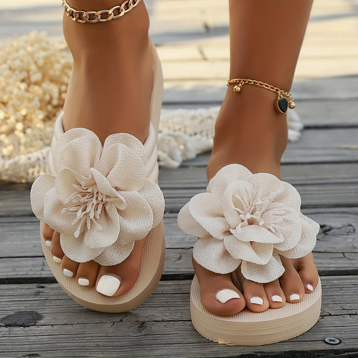 Women's Floral Flip-Flops Casual Summer Slide