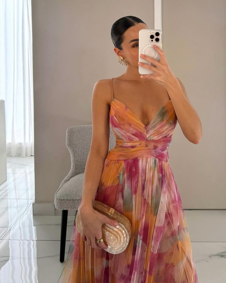 Gisele | Flattering Floral Maxi Dress