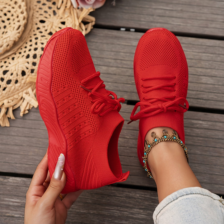 Women's Breathable Low-Top Lace-up Sneakers