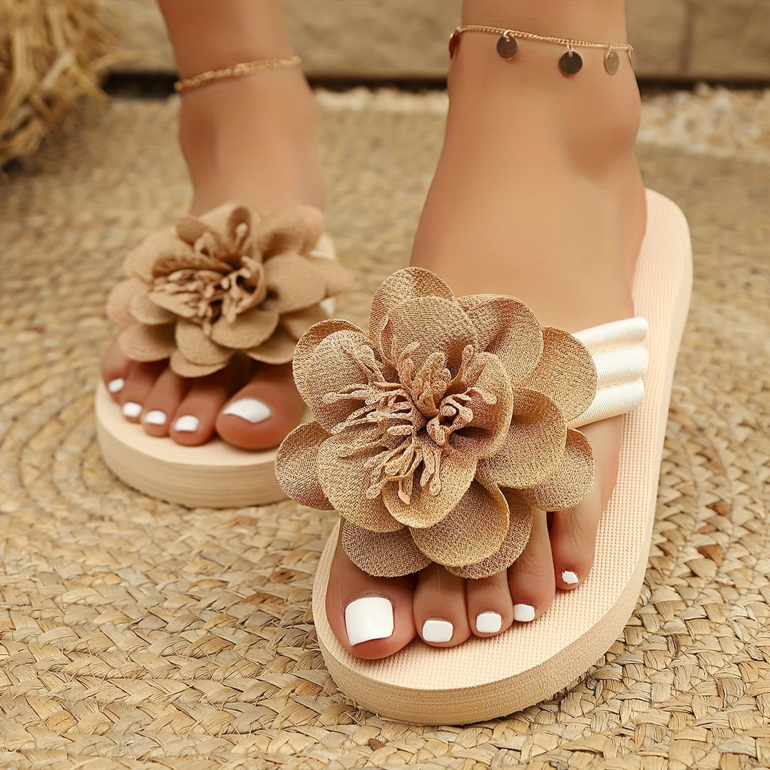 Women's Floral Flip-Flops Casual Summer Slide