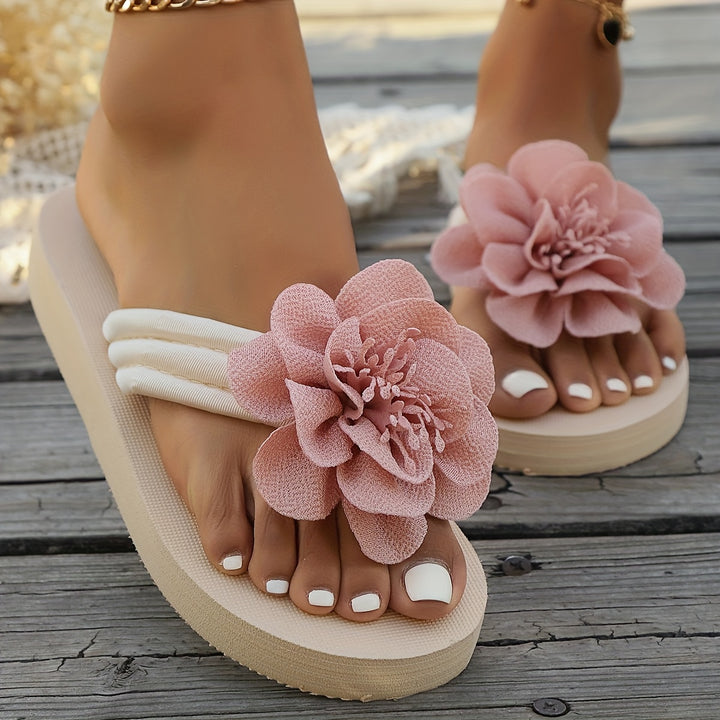 Women's Floral Flip-Flops Casual Summer Slide