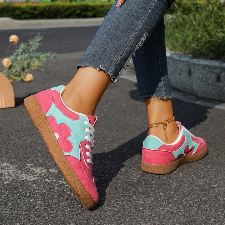 Women's Color Block Casual Sneakers
