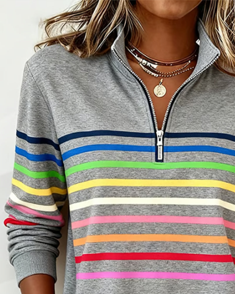 MARIE | Colorful Relaxed Sweater for Everyday Style