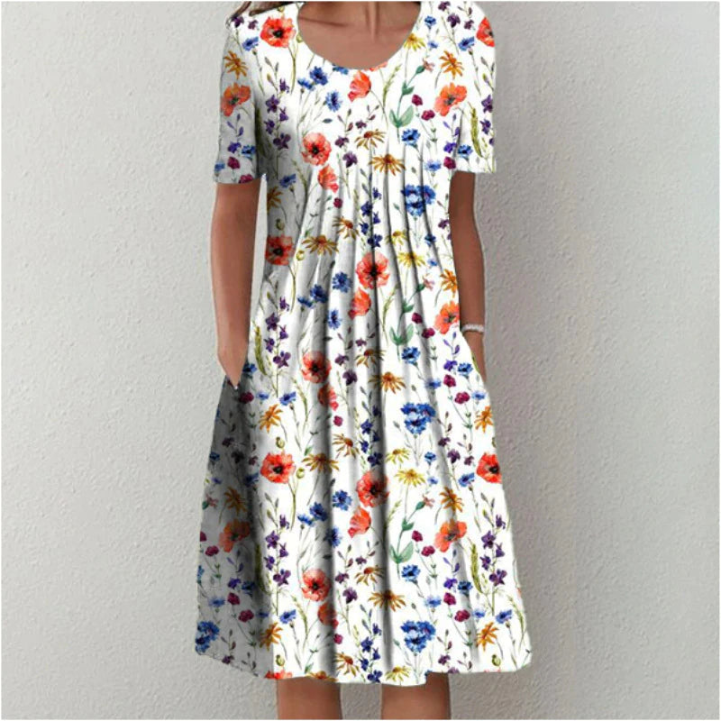 Elise | Cotton Tummy Coverage Dress