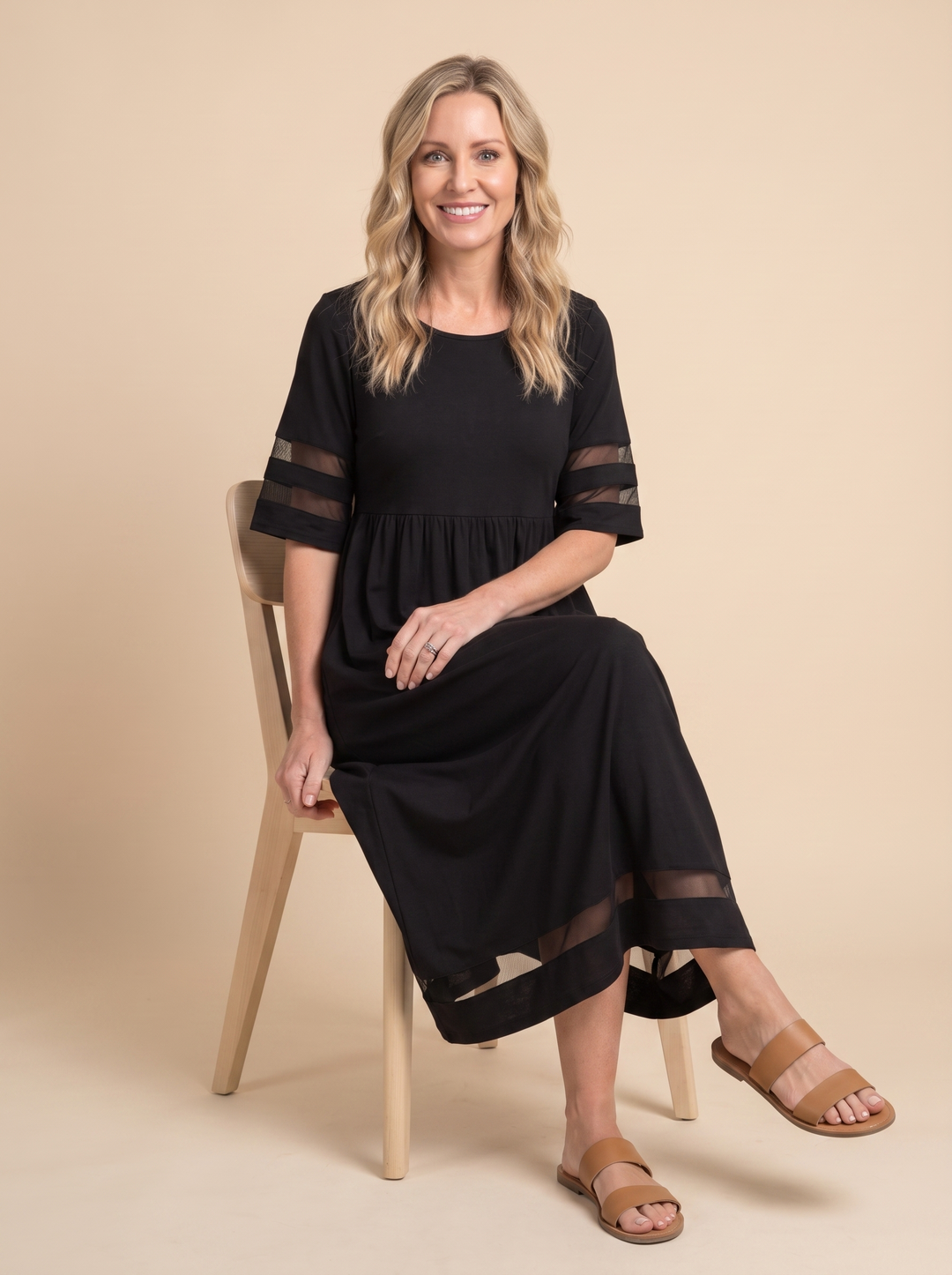 Diane™ – Flattering Tummy-Smoothing Midi Dress