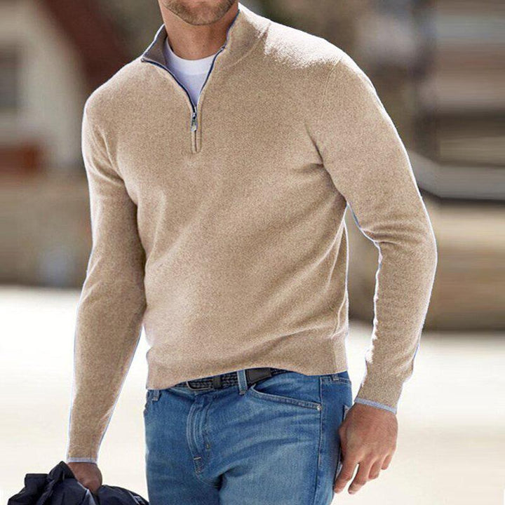 Men’s Zip-Up Sweater – Timeless Style & Functional Comfort