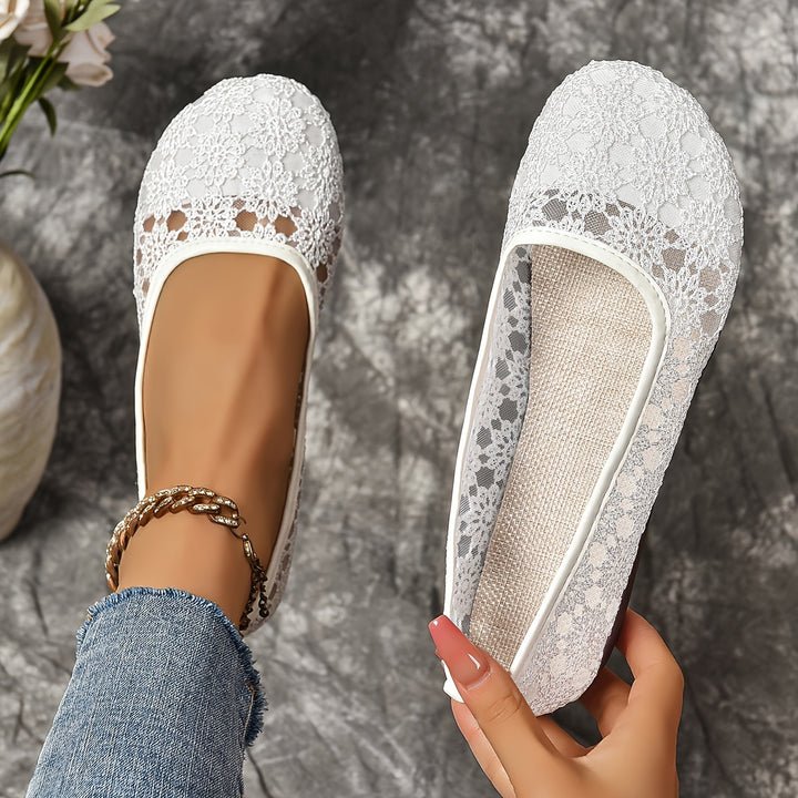 Women's Outdoor Breathable Round Toe Flat Shoes