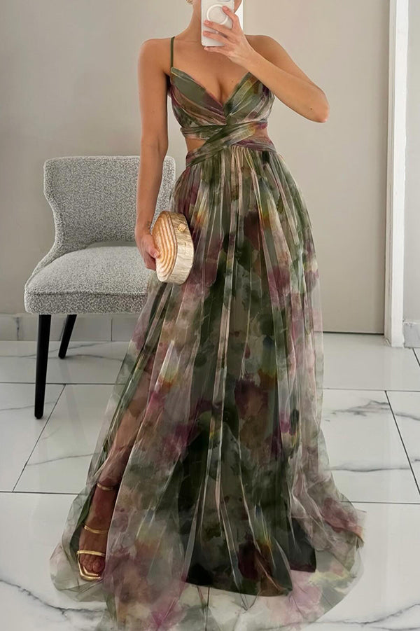 Eirith | Flowing Floral Maxi Dress