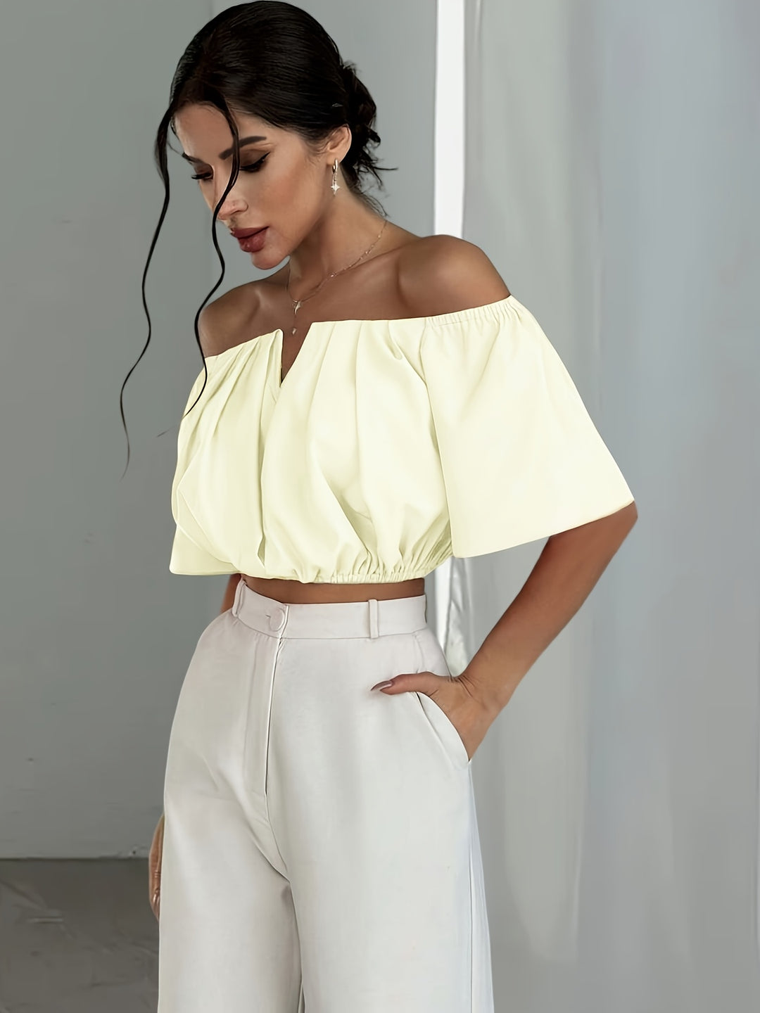 Women's Off-The-Shoulder Summer Blouse