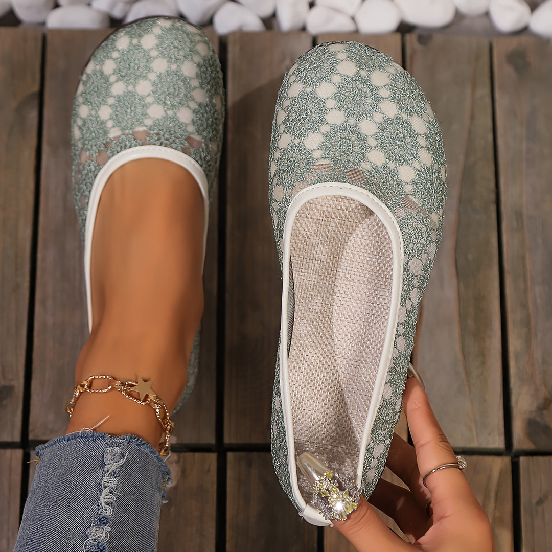 Women's Outdoor Breathable Round Toe Flat Shoes