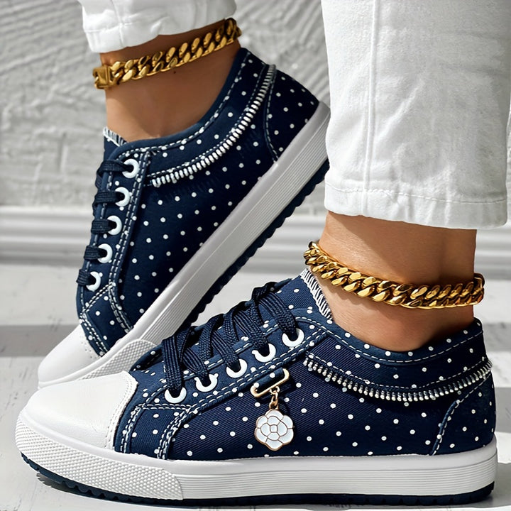 Women's Summer Casual Lace Up Slip-On Sneakers
