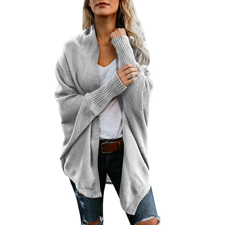 Women's open front knit cardigan