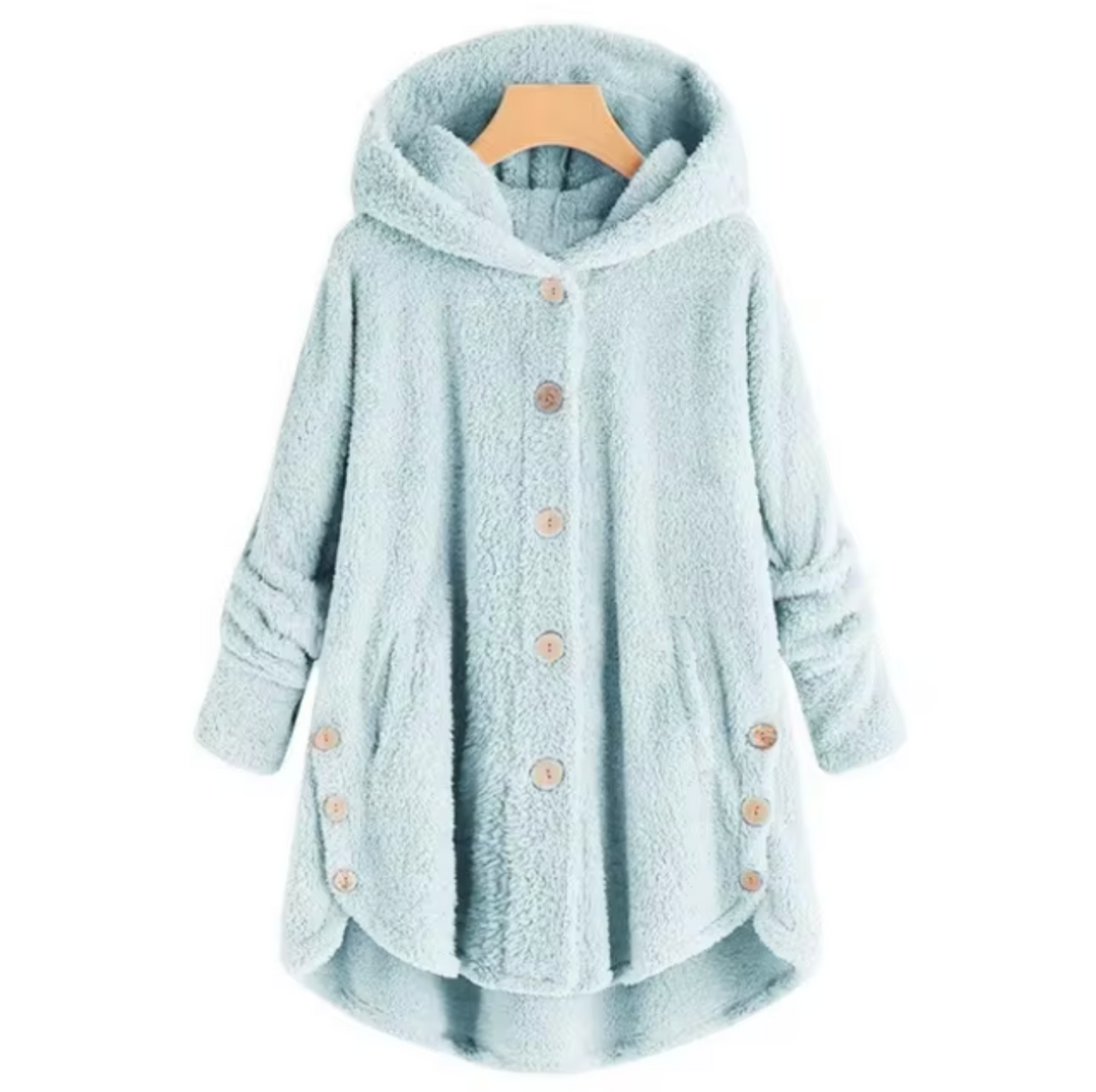 Beate® | Wool plush sweatshirt coat